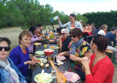 repas aux vacances familiales