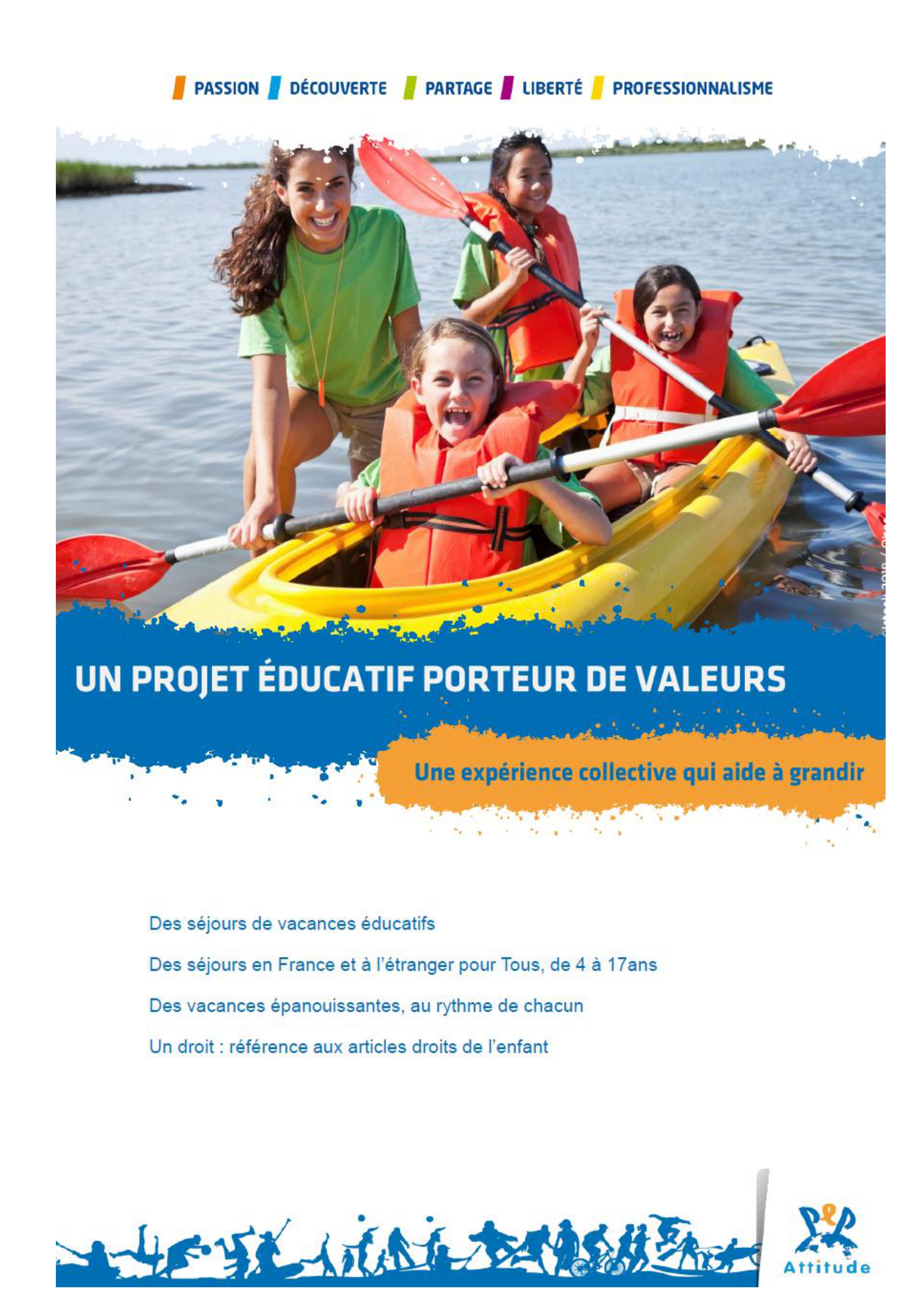 COUVERTURE DU PROJET CLASSES DE DECOUVERTES